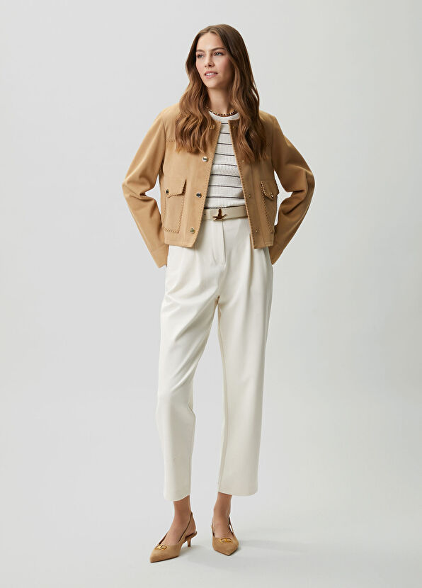 Beymen Club Kırık Beyaz Havuç Form Eşofman Altı - 1