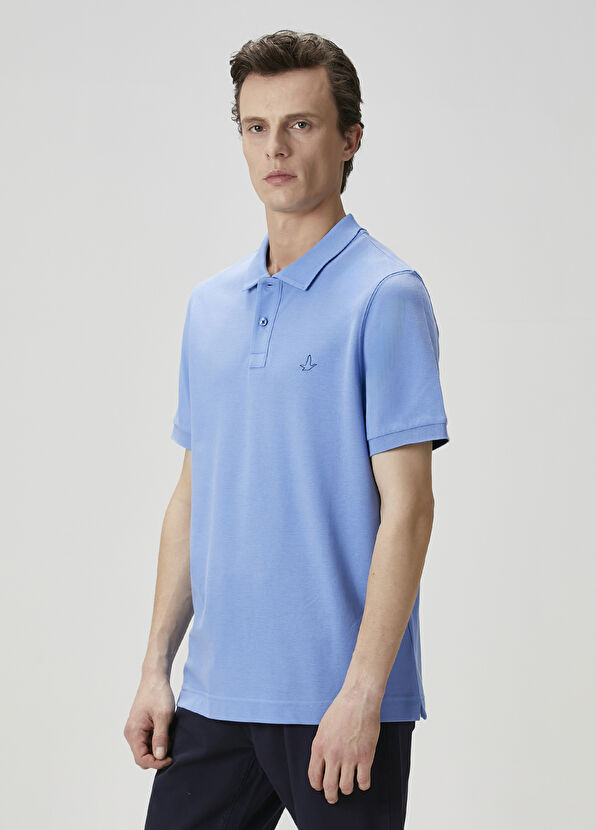 Beymen Club Mavi Polo Yaka T-shirt - 4