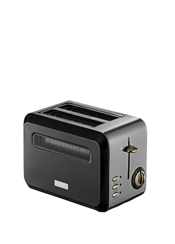 Berghoff Gem Titan Parlak Gümüş Siyah İki Dilim Ekmek Kızartma Makinesi - 2