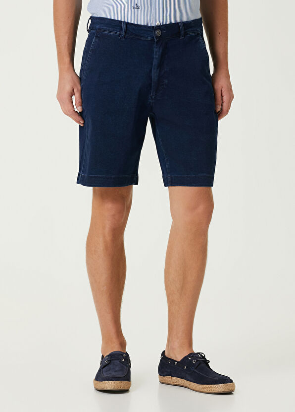 Beymen Club Indigo Denim Şort - 2