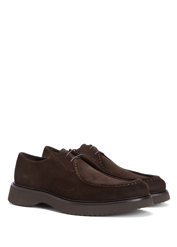 Beymen Club Brown Men's Suede Shoes - 2