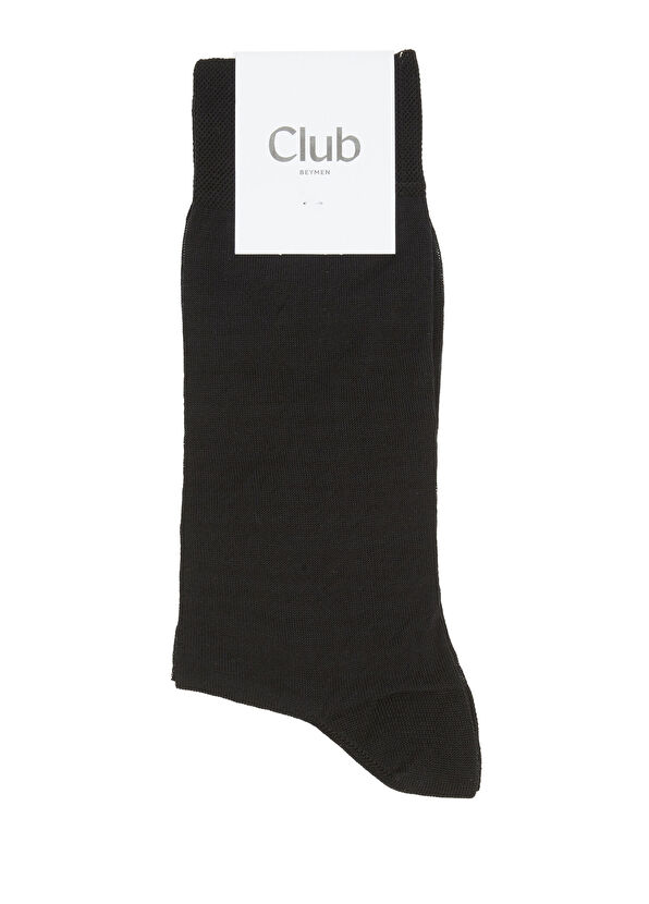 Beymen Club Black Slim Men's Mercerized Socks - 1