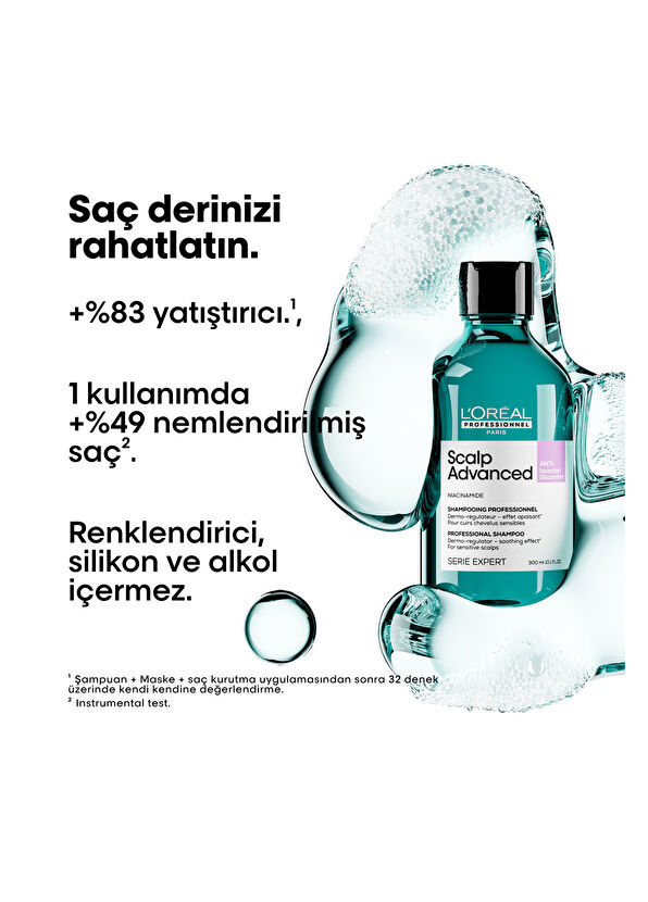 Loreal Professionnel Serie Expert Scalp Advanced Hassas Saç Derisi için Profesyonel Şampuan 500 ml - 3
