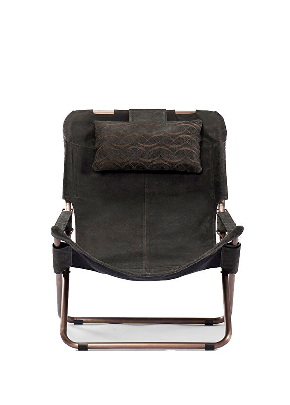 Estetik Decor Rest Gri Deri Berjer - 3