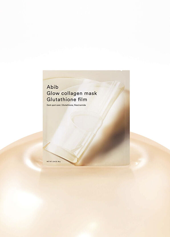 Abib Glow Collagen Mask Glutathione Film Aydınlatıcı Yüz Maskesi 38 gr - 3