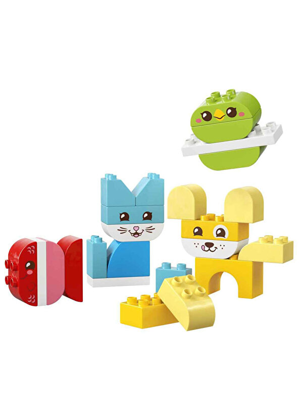 LEGO Duplo İlk 3'ü 1 Arada Yaratıcı Sevimli Hayvanlar 24 Parça 18+ Ay Yapı Oyuncağı 10477 - 3