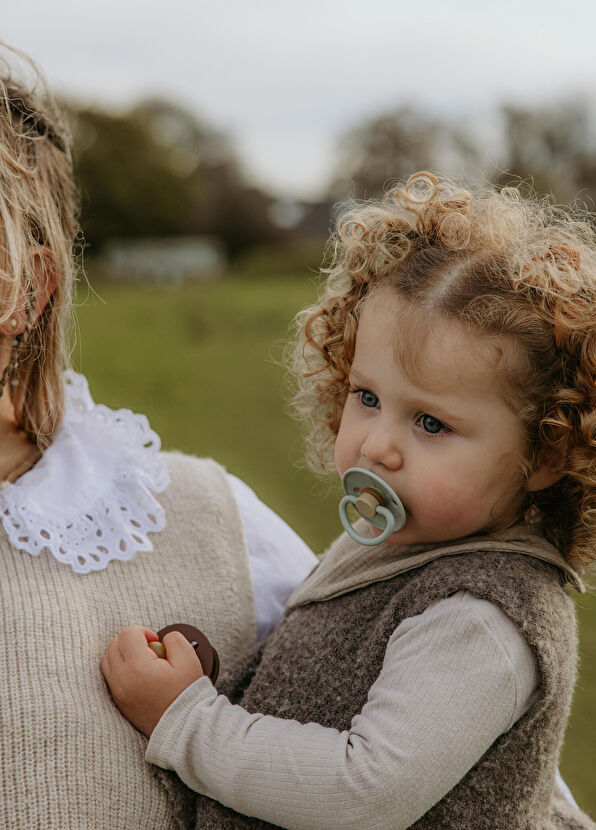 Frigg Little Viking Holger Sage Yeşil 0-6 Ay Silikon Emzik - 2