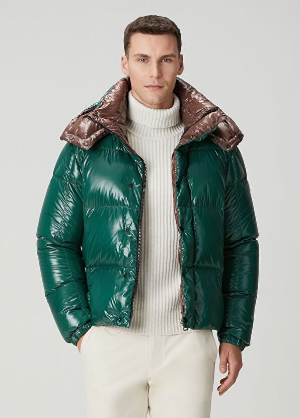 Moncler Parana Green Hooded Puffer Jacket - 1