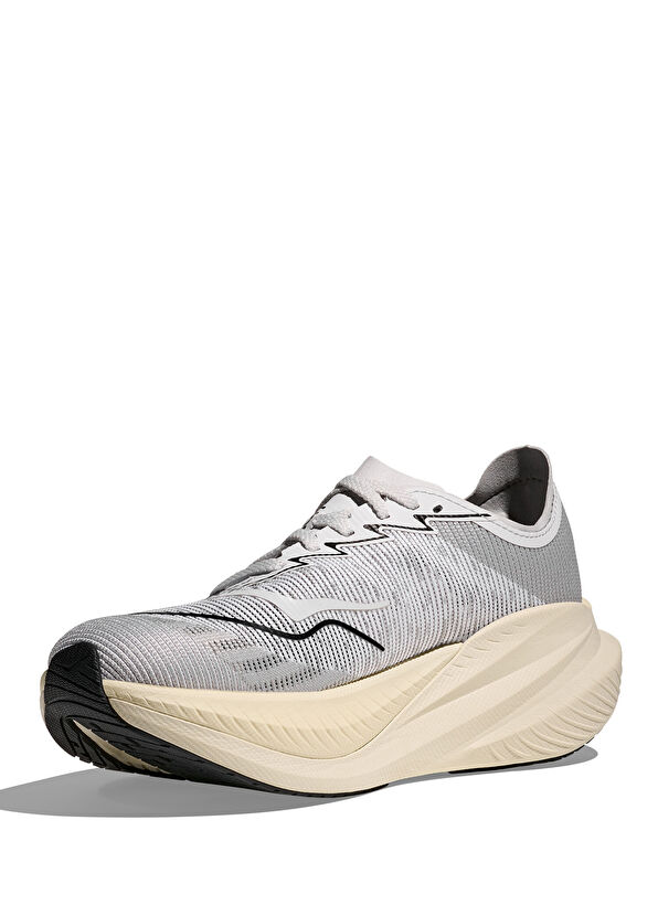 Hoka Mach X 2 Beyaz Gri Kadın Sneaker - 3