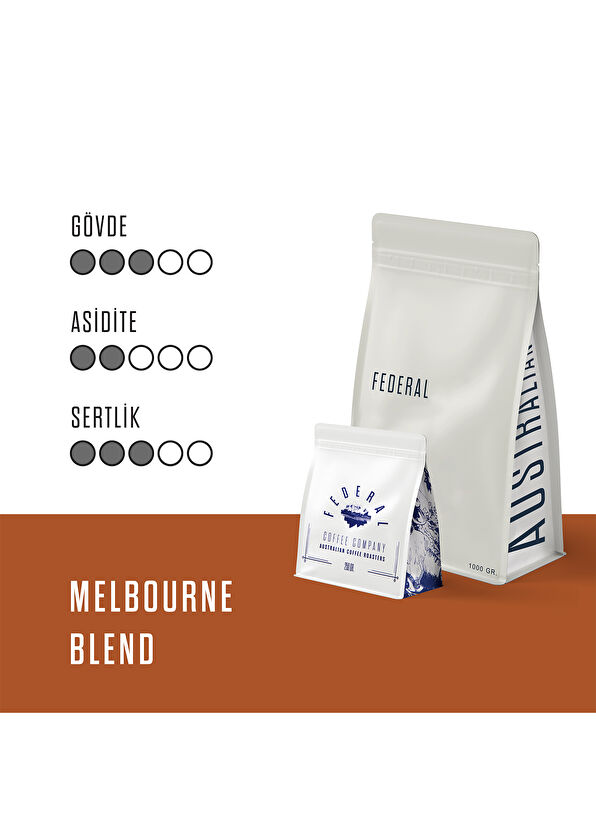 Federal Coffee Melbourne Blend Bean Coffee 250 gr - 2
