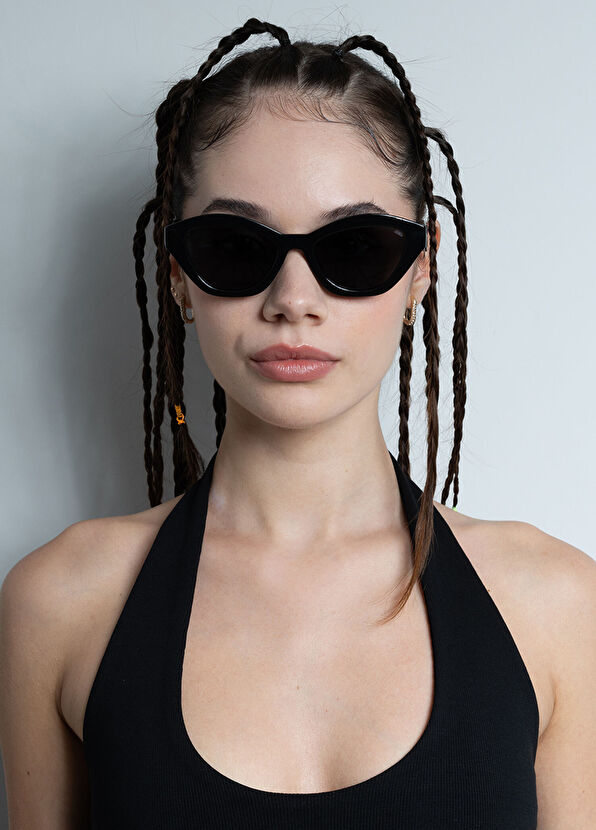 Mess Frames Eclipse Siyah Kadın Güneş Gözlüğü - 2