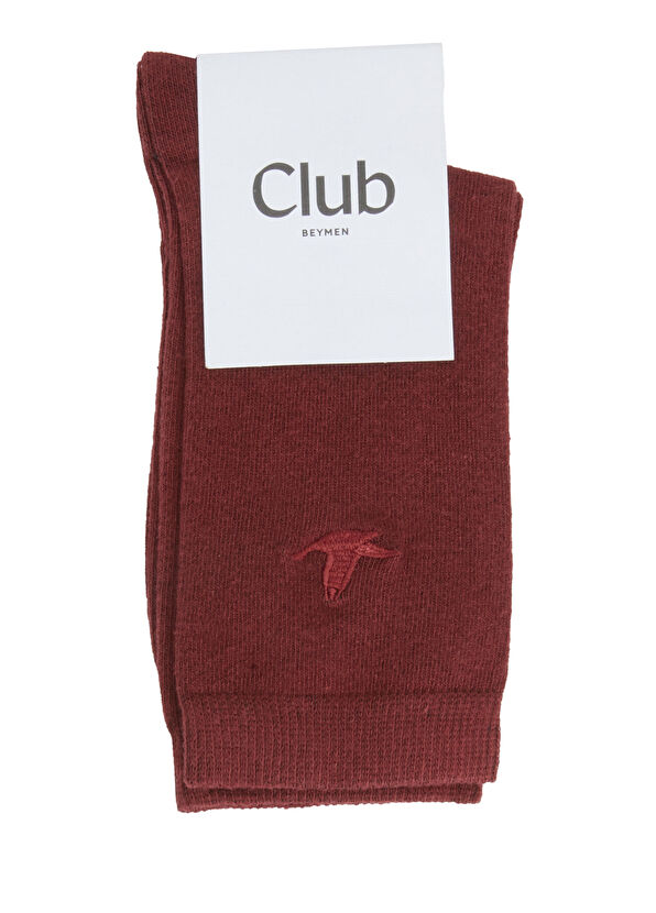 Beymen Club Burgundy Women's Socks - 1