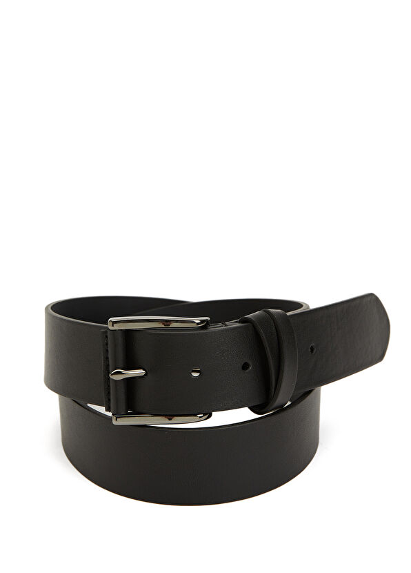 Beymen Club Siyah Erkek Deri Kemer - 1