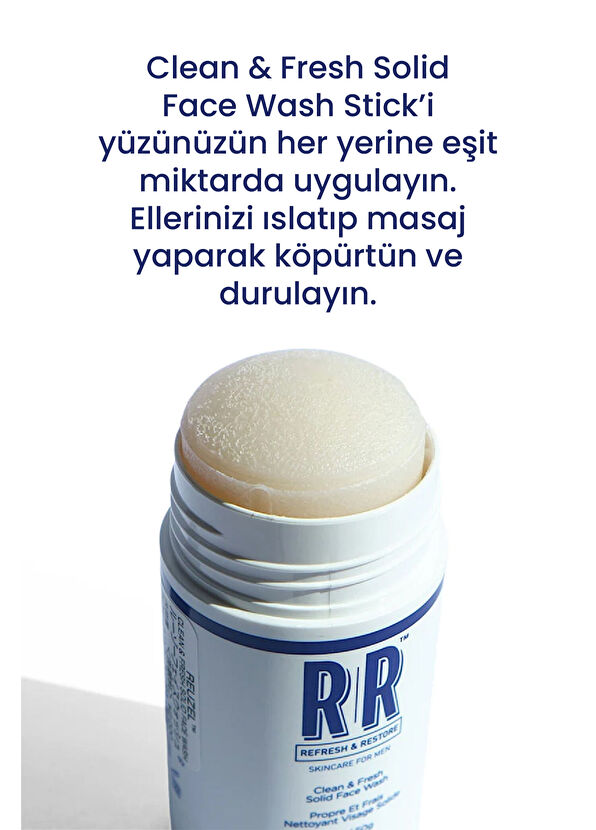 Reuzel Clean & Fresh Solid Face Wash Nemlendirici Stick  Yüz Temizleyici 50 gr - 3