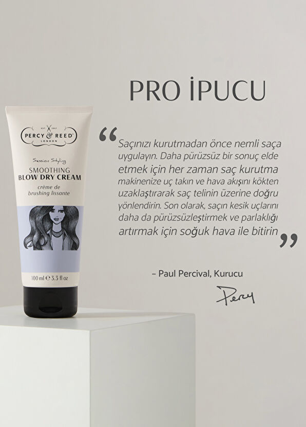 Percy & Reed Session Styling Isı Koruyucu Pürüzsüzleştirici Saç Kremi 100 ml - 4