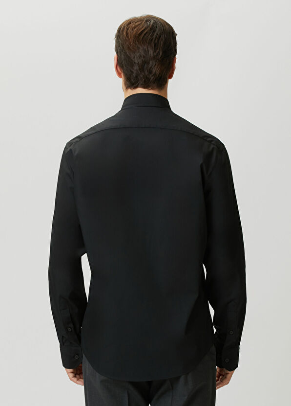 Beymen Club Comfort Fit Hidden Buttoned Collar Non-Iron Shirt - 4