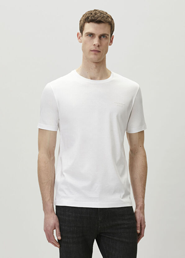 Boss Beyaz T-shirt - 1