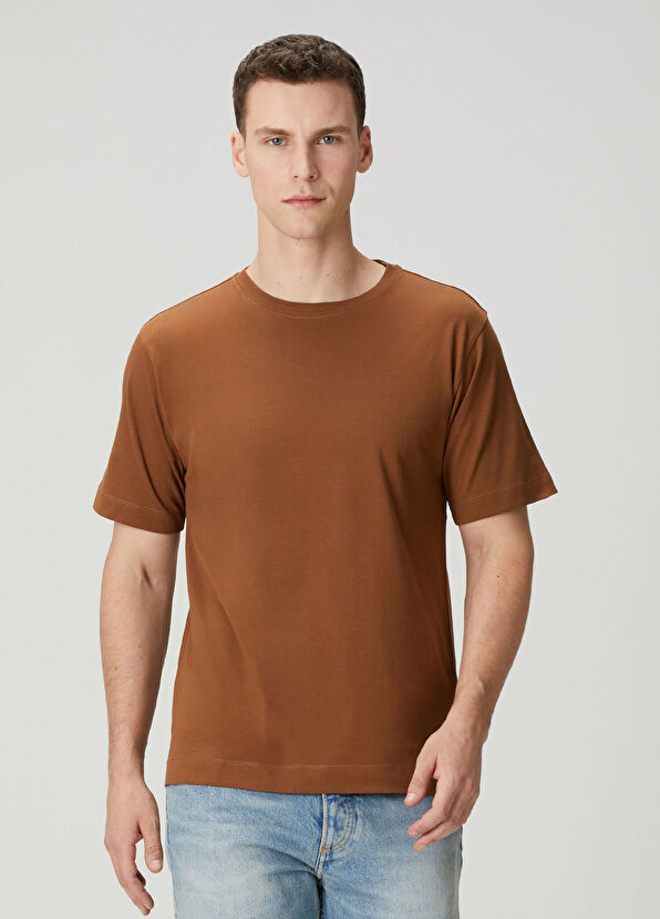 Dries Van Noten Kahverengi Basic T-shirt - 1