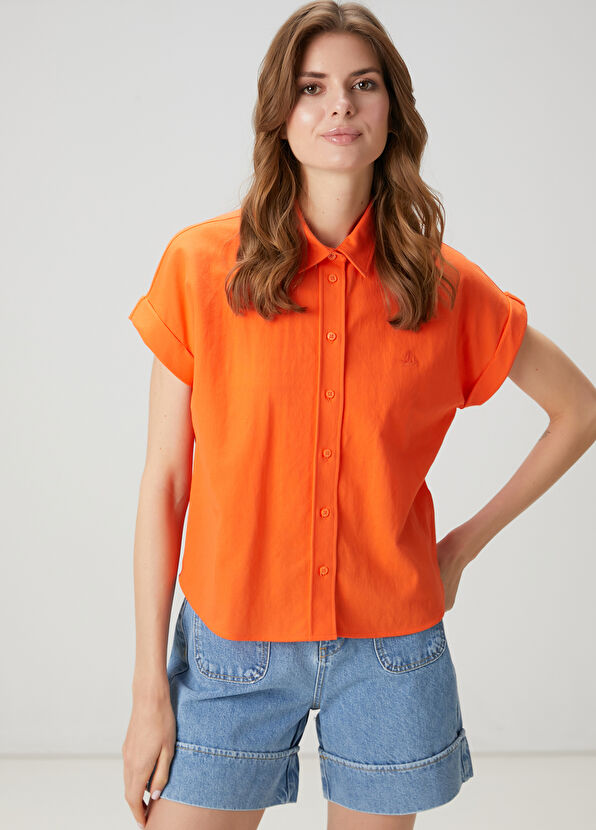 Beymen Club Mercan Kısa Kol Pike Gömlek - 4