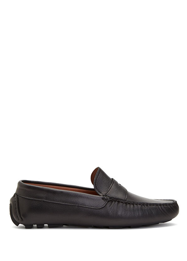Beymen Club Black Band Detail Men's Leather Loafer - 1