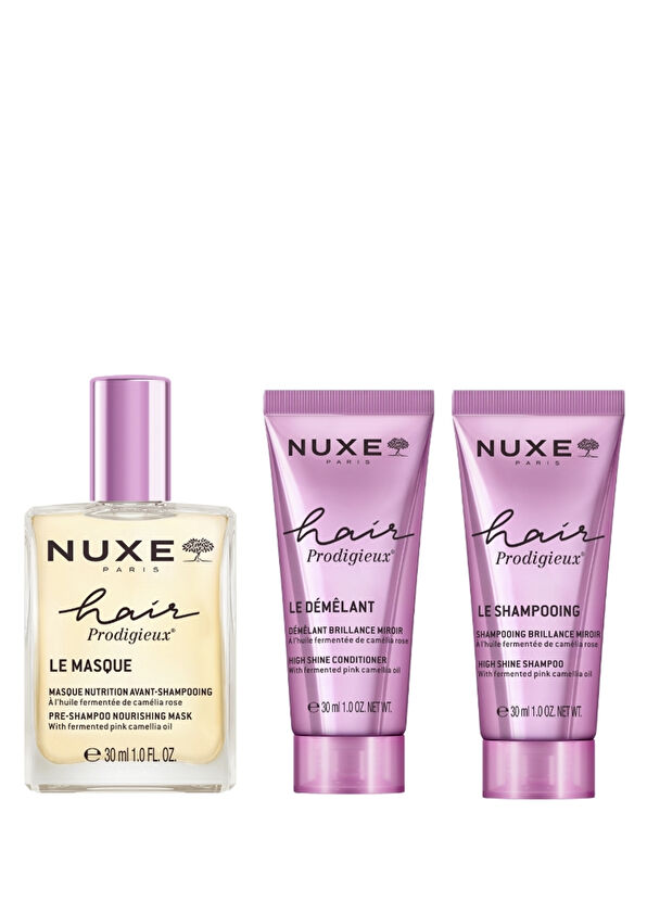 Nuxe Hair Prodigieux Maske 30 ml +Şampuan 50  ml +Saç Kremi 30 ml Saç Bakım Seti - 1