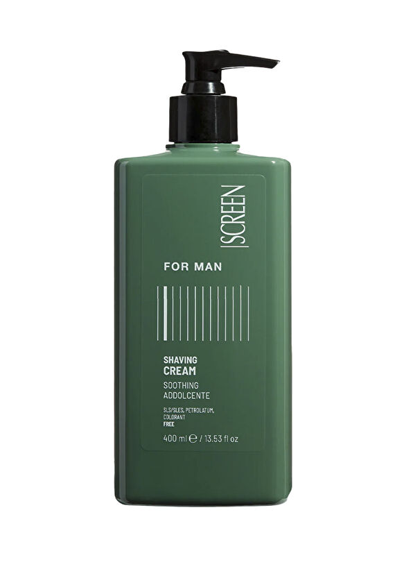 Screen Hair Care For Man Shaving Cream Soothing Addolcente Tıraş Kremi 400 ml  - 1