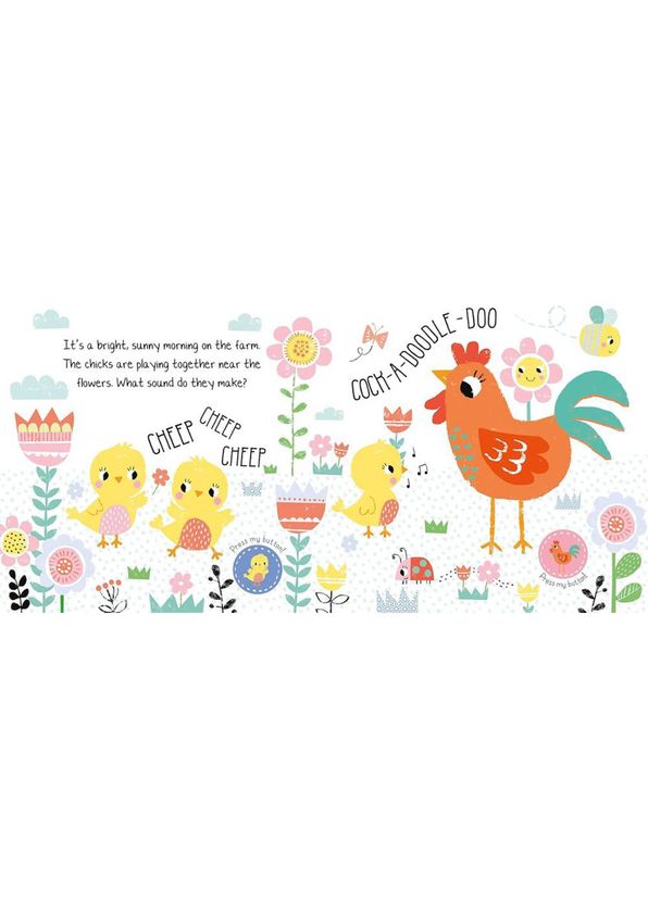 North Parade Publishing - Cheep Cheep On The Noisy Farm 12 Button Sound ...