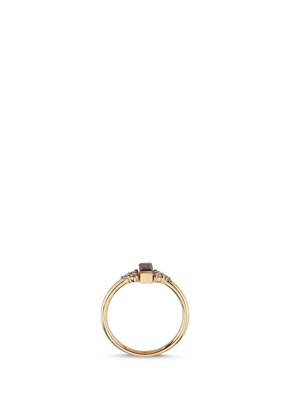 Safir Mücevher Hazine Radolite Pırlanta 14 Ayar Rose Gold Kadın Altın Yüzük - 2