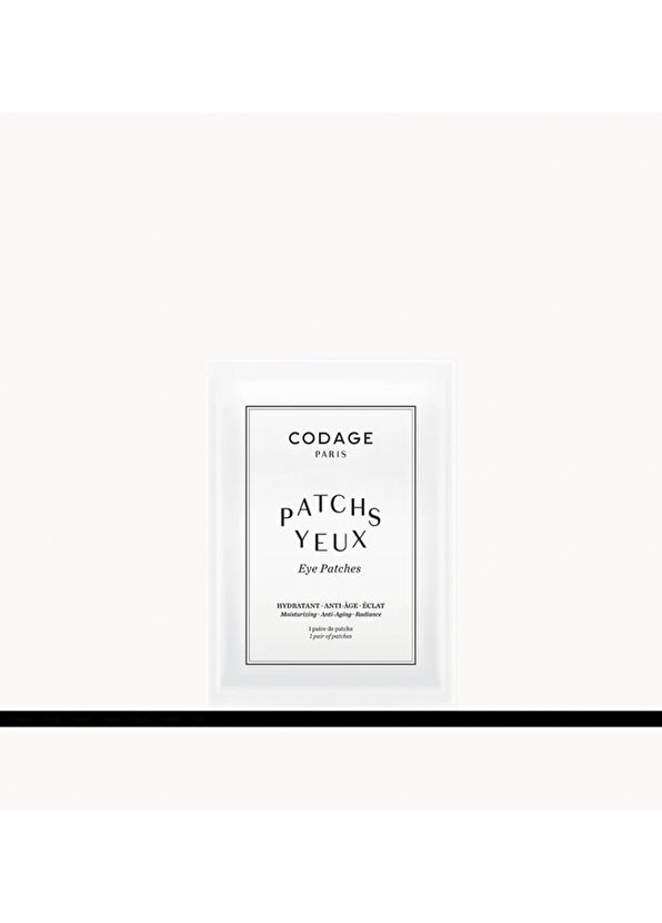 Codage Paris Patches Eye Contour Yaşlanma Karşıtı Göz Çevresi Maskesi 12 Adet - 2