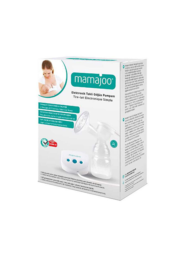 Mamajoo Elektronik Kompakt Tekli 7 Kademe Ayarı Göğüs Pompası 160 ml  - 4