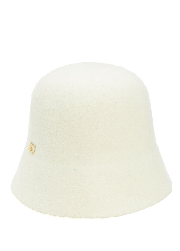 Beymen Club Ecru Women's Wool Bucket Hat - 1