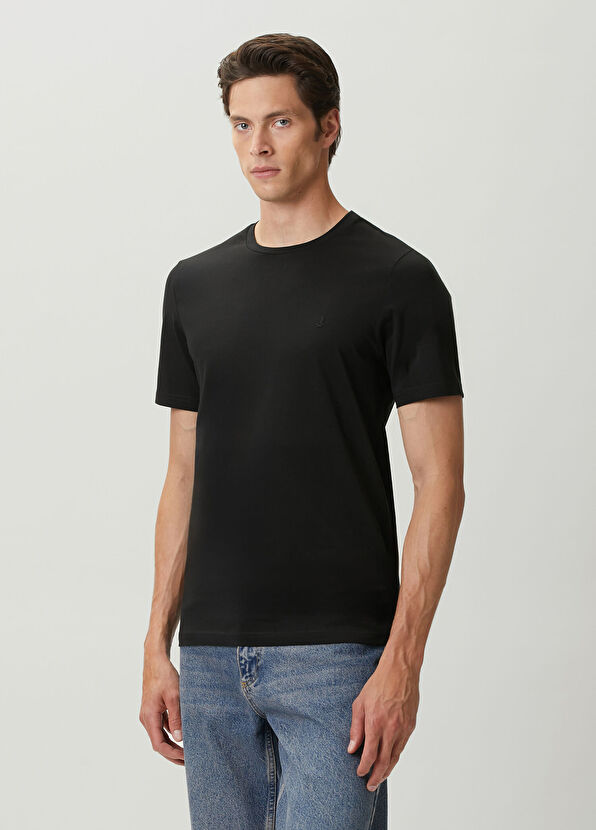 Beymen Club Black Basic T-Shirt - 2