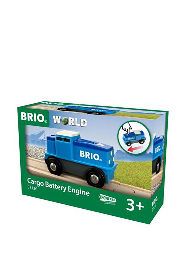 Brio Battery Operated Cargo Train Model Vehicle - 2