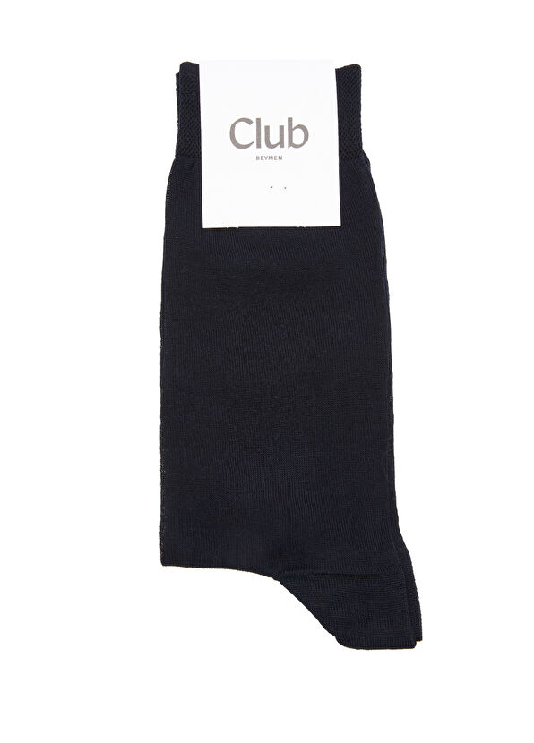Beymen Club Navy Blue Men's Mercerized Socks - 1
