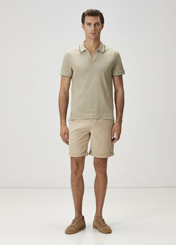 Beymen Club Outdoor Khaki Polo T-Shirt - 3