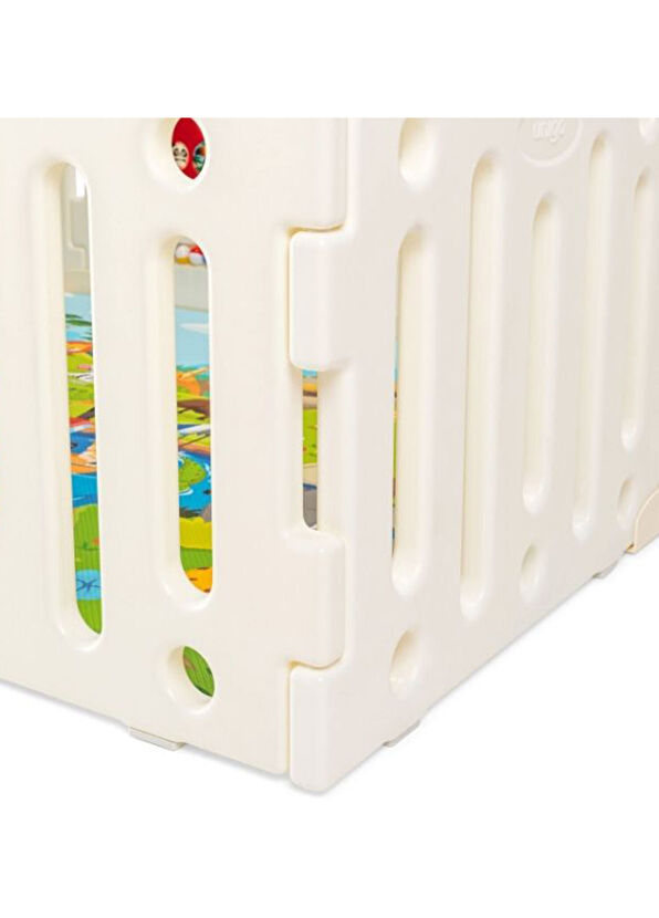 Unigo Kırmızı Kapılı Bebek Oyun Çiti 230 x 140 cm - 3