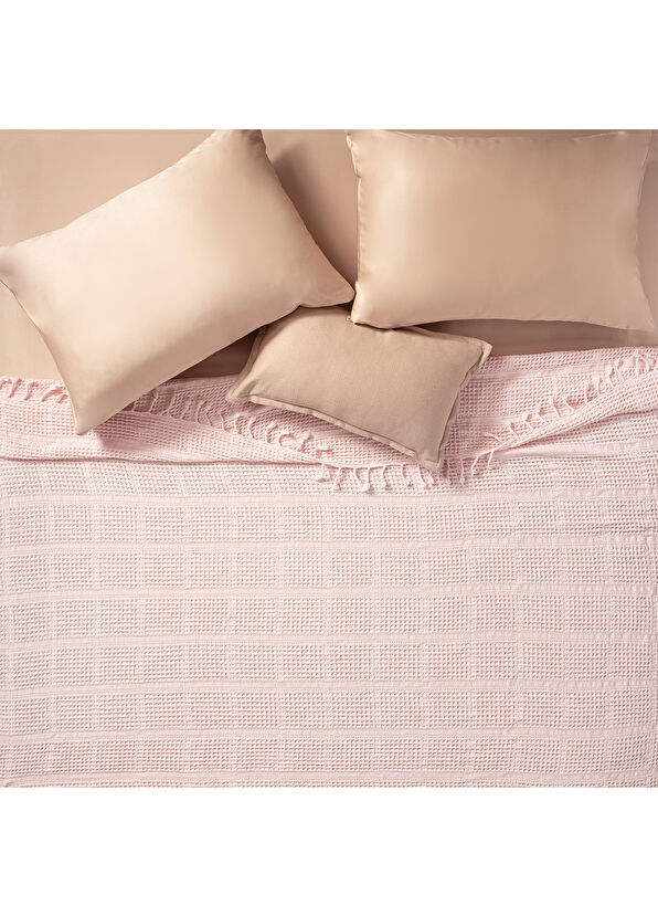 Zsa Zsa Zsu Solid Pink Tencel Cotton Single Pique 160 x 220 cm - 2