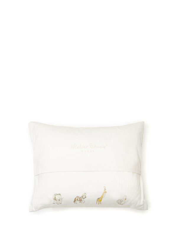 Atelier Choux Çok Renkli Baskılı Saten Dekoratif Yastık - 2