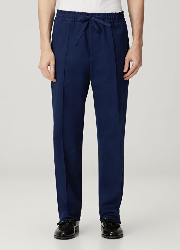 Valentino Lacivert Beli Kordonlu Pantolon - 2