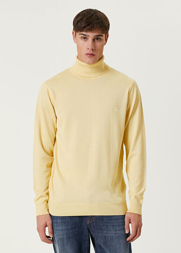 Beymen Club Yellow Turtleneck Sweater - 1