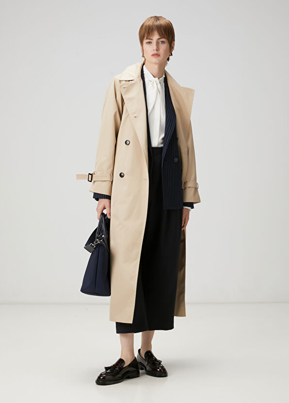 Beymen Club Navy Blue Striped Double-Breasted Jacket - 2