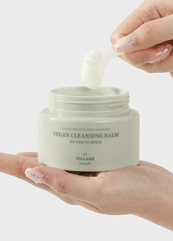 Village 11 Factory Clear Houttuynia Cordata Vegan Cleansing Balm Şerbet Tipi Yatıştırıcı Vegan Makyaj ve Yüz Temizleme Balmı 100 ml - 2