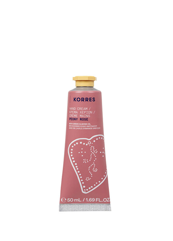 Korres Peony Rose Rose Peony Almond Oil Hand Cream 50 ml - 1