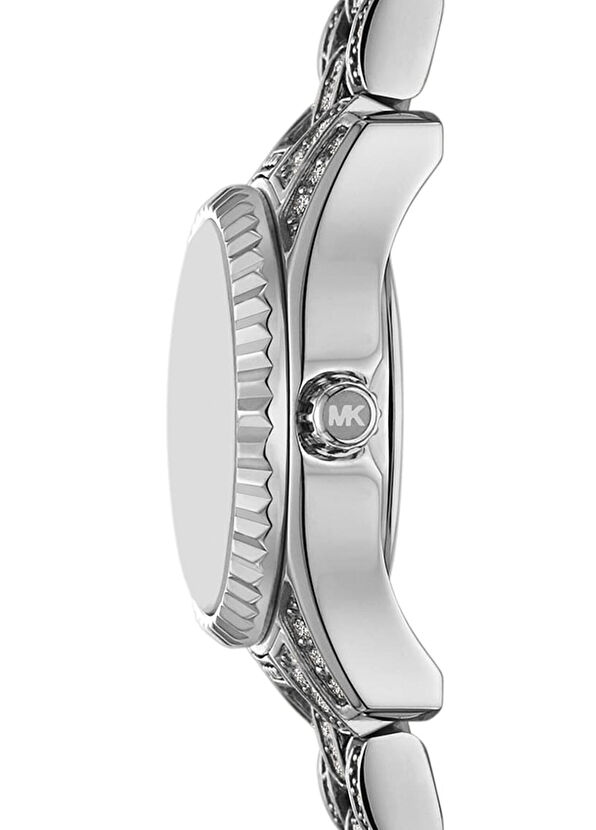 MK4864 Metalik Gri Çelik Kadın Kol Saati - Görsel 4