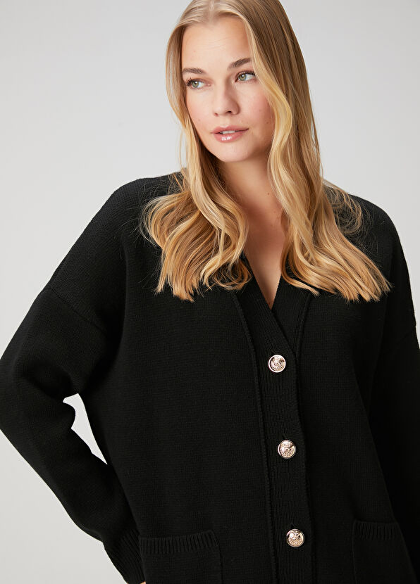 Beymen Club Siyah Yün Hırka - 2