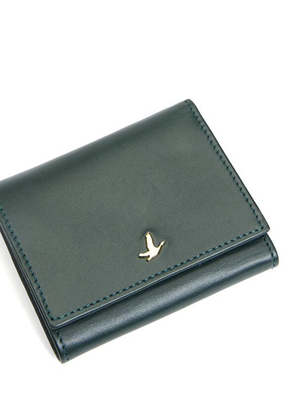 Beymen Club Yeşil Kadın Deri Cüzdan - 4
