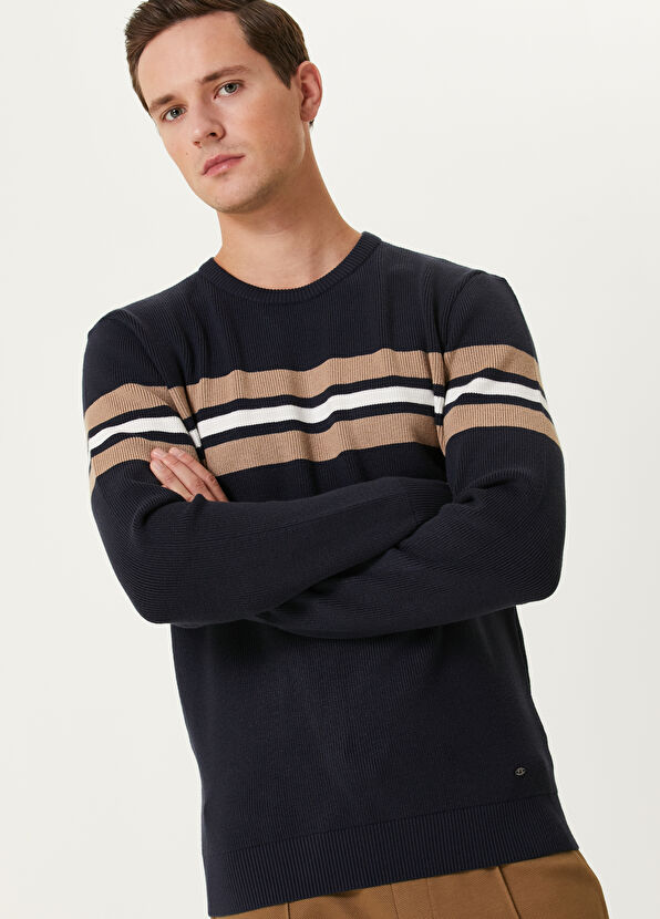 Beymen Club Lacivert Colorblocked Kazak - 2