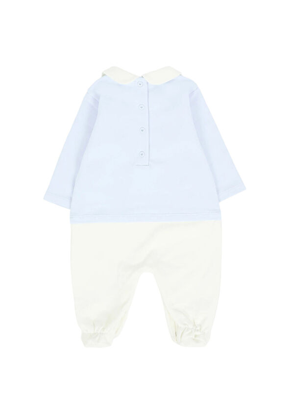 Fendi Light Blue Baby Romper Set - 3
