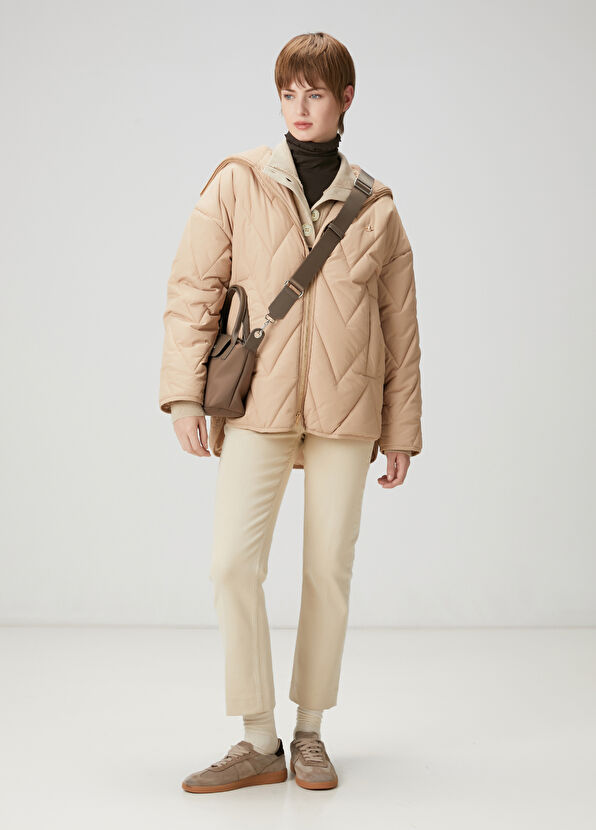 Beymen Club Beige Striped Wool Sweater - 2