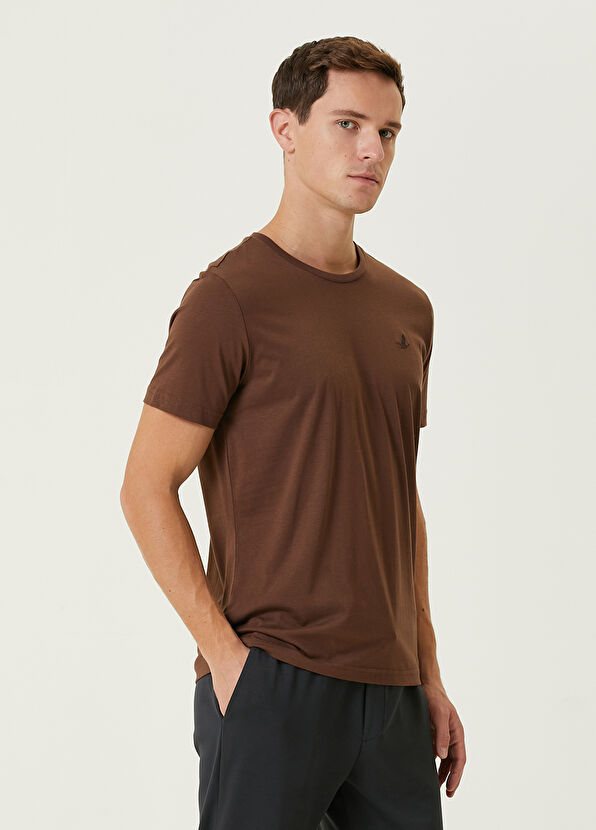 Beymen Club Kahverengi Basic T-shirt - 2